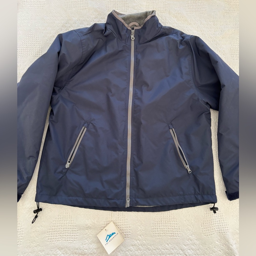 Tri Mountain Men’s Size Small Blue Zip Up Coat NWT Medium-weight Jacket
